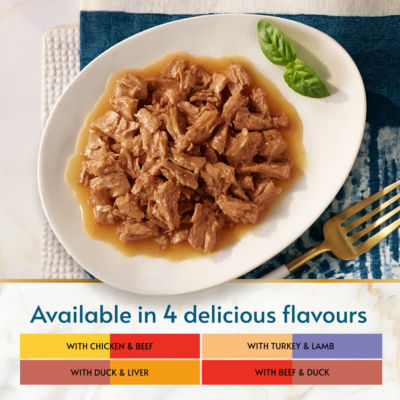 Gourmet Perle Connoisseur's Duo wet cat food 12x85g - British product