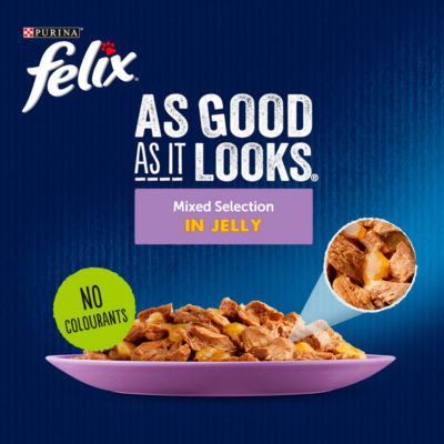 Felix Wet Cat Food Selection 40 x 85g - British product