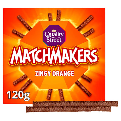 ASDA Quality Street Matchmakers Orange Chocolate Sticks Box 120g- Buy online at McGrocer