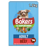 BAKERS dry dog food Beef with Vegetables 1.2kg, imported from the UK
