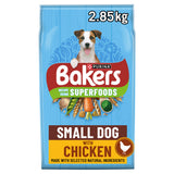 ASDA Bakers Superfoods Small Dog Chicken Complete Dry Dog Food 2.85kg- Buy online at McGrocer