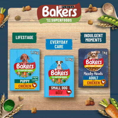Bakers small dog chicken dry dog food 2.85kg - British product
