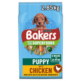 ASDA Bakers Superfoods Puppy Chicken with Vegetables Dry Dog Food 2.85kg- Buy online at McGrocer