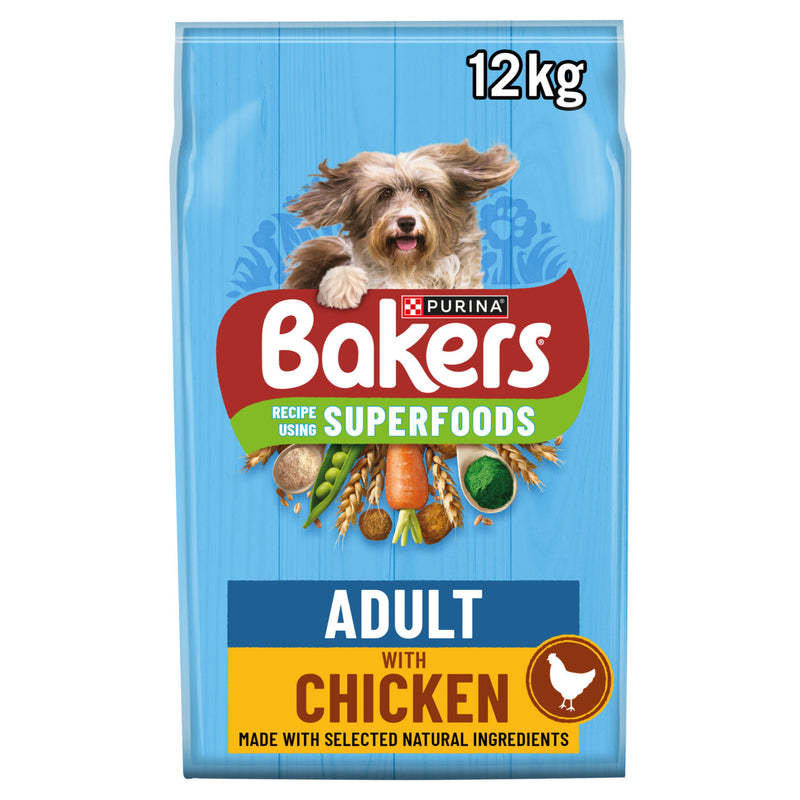 Bakers dry dog food Chicken with Vegetables 12kg - British product