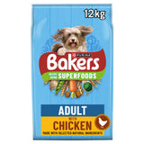 ASDA Bakers Superfoods Chicken with Vegetables Dry Dog Food 12kg- Buy online at McGrocer