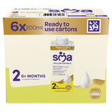 ASDA SMA 2 Follow-on Baby Milk Liquid Formula 6 Months+ Multipack 6x200ml- Buy online at McGrocer