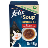 Felix Soup Time Farm Selection Wet Cat Food 6x48g
