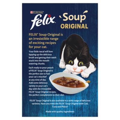 Felix wet cat food Farm Selection 6x48g - British product