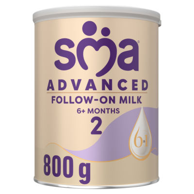 ASDA SMA Advanced Follow-on Baby Milk Powder Formula 800g- Buy online at McGrocer