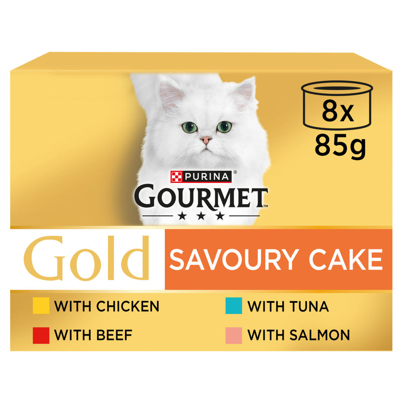 GOURMET Gold Savoury Cake wet cat food 680g, imported from the UK