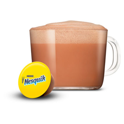Nescafe Nesquik hot chocolate pods 16 servings, imported from the UK