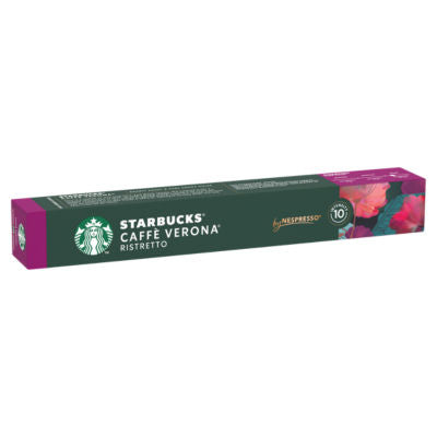 Starbucks coffee capsules Verona Dark Roast 10 pack 55g (British brand)