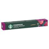 Starbucks coffee capsules Verona Dark Roast 10 pack 55g (British brand)