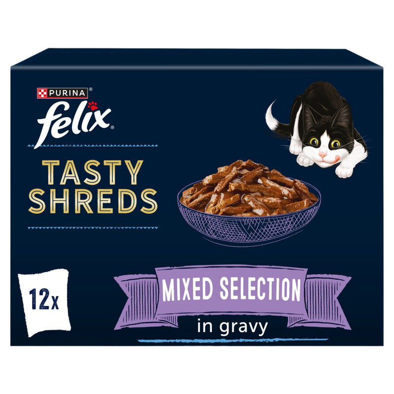 Felix Wet Cat Food Mixed Selection Gravy 12 x 80g - British product