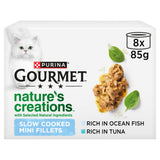 ASDA Gourmet Nature's Creations Wet Cat Food Fish Flavour 8x85g- Buy online at McGrocer