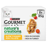 ASDA GOURMET Nature's Creations Poultry Wet Cat Food 8x85g- Buy online at McGrocer