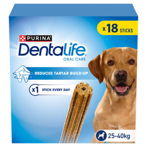 Dentalife Large Dog Treat Dental Chew 18 Stick