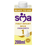ASDA SMA First Infant Baby Milk Liquid Formula Infant Formula Milk 200ml- Buy online at McGrocer