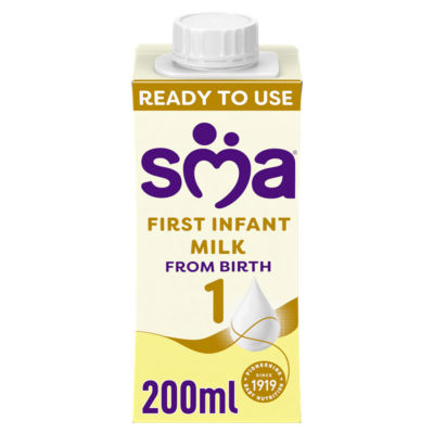 SMA infant baby milk liquid formula 200ml (British brand)