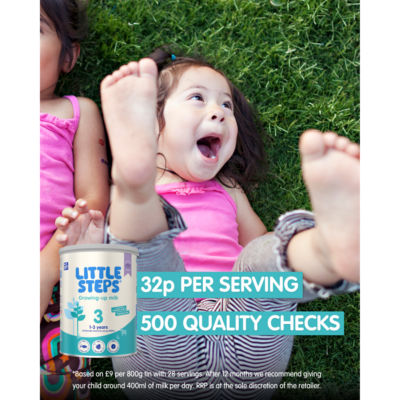 Little Steps toddler milk powder 1-3 years 800g, UK version