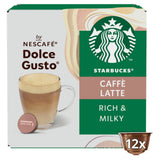 ASDA Starbucks Caffe Latte Dolce Gusto Coffee Pods x12- Buy online at McGrocer