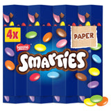 ASDA Smarties Milk Chocolate Tube 4 Pack Multipack Sweets 136g- Buy online at McGrocer