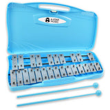 A-Star glockenspiel chromatic 25 note blue, imported from the UK