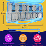 A-Star glockenspiel chromatic 25 note blue, imported from the UK