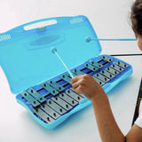 A-Star glockenspiel chromatic 25 note blue, imported from the UK