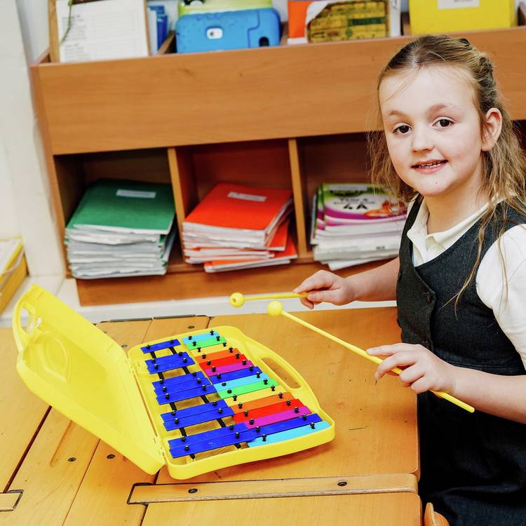 A-Star 25 note chromatic glockenspiel rainbow (British brand)