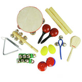A-Star 10-piece handheld percussion set for children - British product