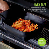 Tower silicone air fryer trays foldable square 21.5cm - British product