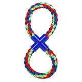 Summer Fun figure of 8 dog rope toy, imported from the UK