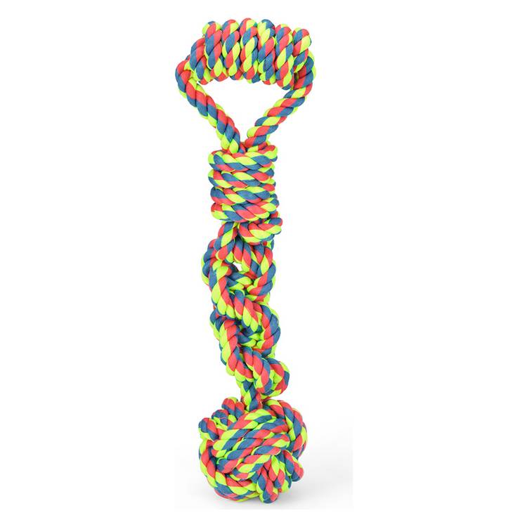 Summer Fun figure of 8 dog rope toy, imported from the UK