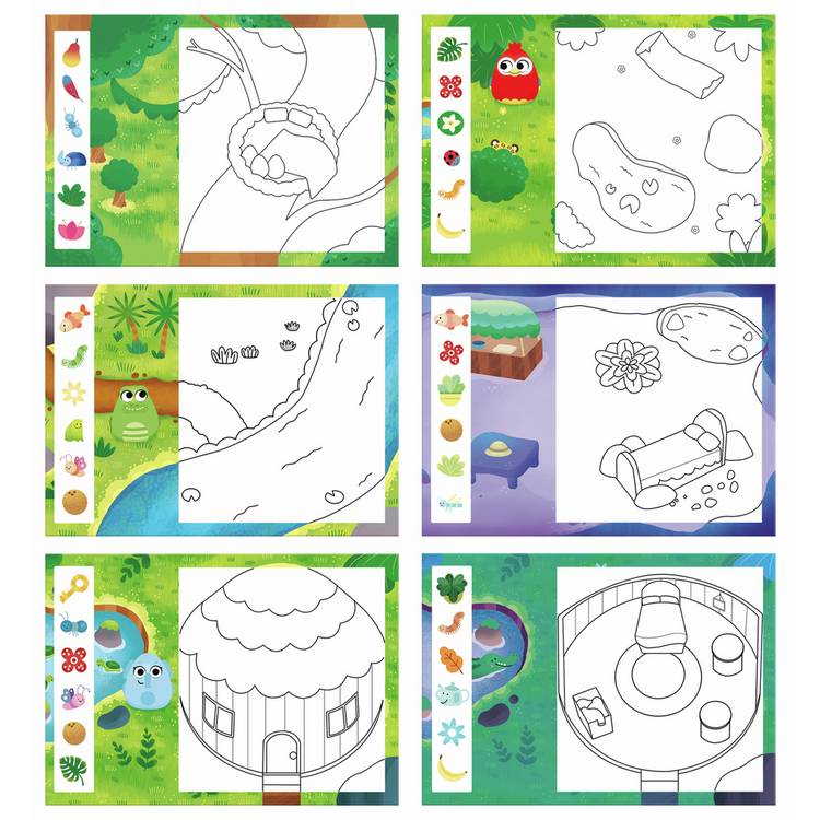 Galt Squishies Water Magic Jungle play set with water pen (British brand)