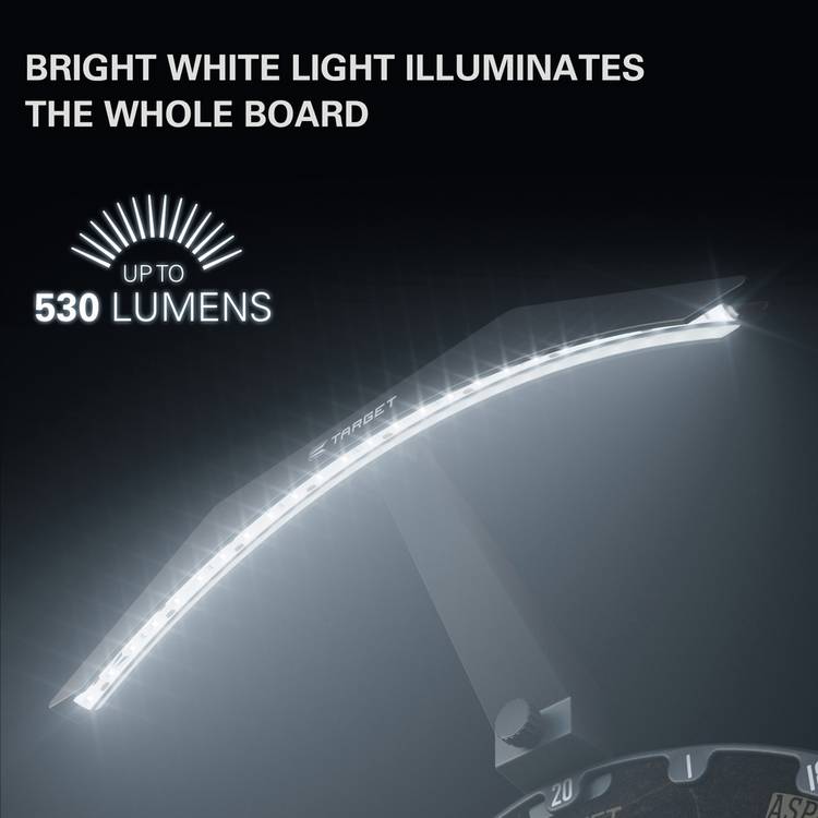 Target Arc dartboard light with 24 LEDs, imported from the UK