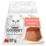 Gourmet Revelations Salmon mousse wet cat food 4x57g, UK version