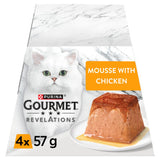 ASDA GOURMET Revelations Mousse Chicken Wet Cat Food 4x57g- Buy online at McGrocer