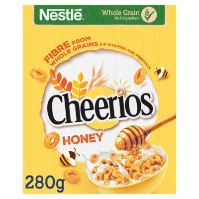 Nestlé Cheerios Honey cereal 280g (British brand)