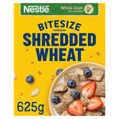 Nestle Shredded Wheat Bitesize breakfast cereal 625g, UK version