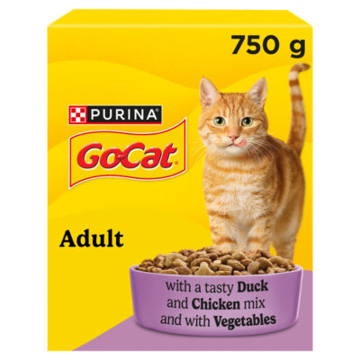 ASDA Go Cat Chicken and Duck Dry Cat Food 750g- Buy online at McGrocer