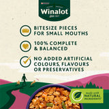 Winalot meaty chunks wet dog food for small dogs mixed in jelly 12x100g (British brand)