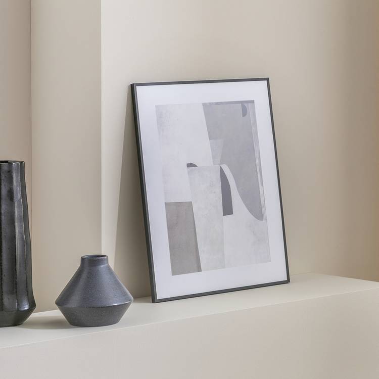 Argos Home black aluminium picture frame 40x50cm, imported from the UK