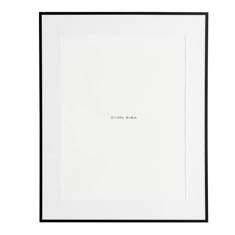 Argos Home black aluminium picture frame 40x50cm, imported from the UK