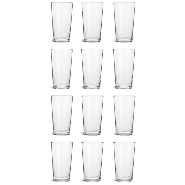 Home Essentials set of 12 pint glasses (British brand)