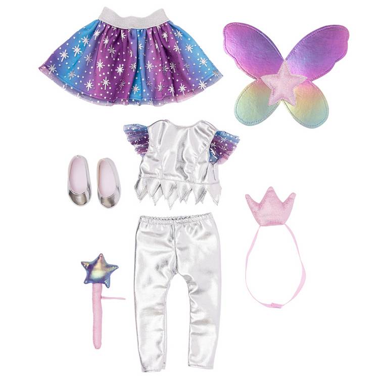 DesignAfriend fancy dress doll outfit bumper set 18 inch, imported from the UK
