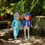 DesignAfriend fancy dress doll outfit bumper set 18 inch, imported from the UK