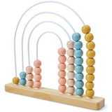 Chad Valley wooden abacus toy for toddlers, imported from the UK