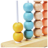 Chad Valley wooden abacus toy for toddlers, imported from the UK