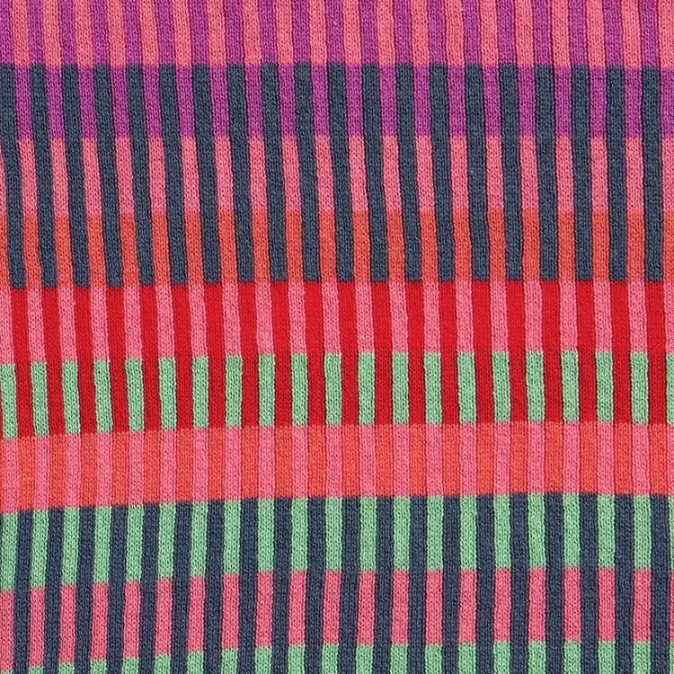 Margo Selby knitted throw red 150x125cm, imported from the UK